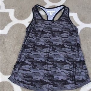 Orangetheory Fitness Camo Strappy Back Tank Top